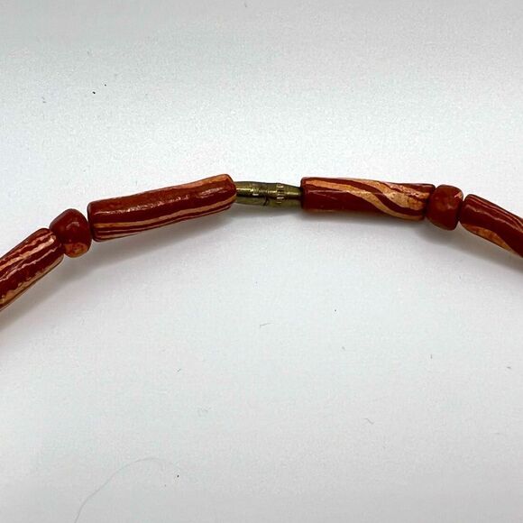*3/$20* Vintage wooden look beaded necklace - Picture 3 of 4